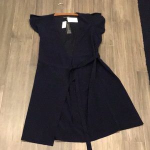 Navy Banana Republic dress, with tie in front (new)